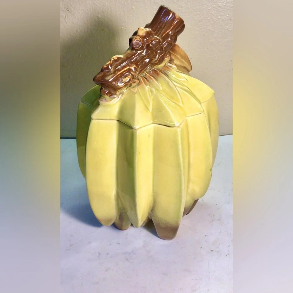 Vintage McCoy Pottery Bananas Cookie Jar Collectible Mid Century 1950’s
